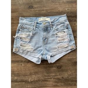 ABERCROMBIE & FITCH HOTPANTS DISTRESSED SIZE 00